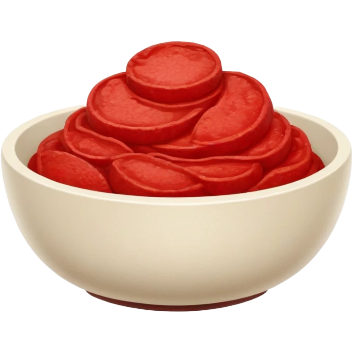 Romescu en un bowl (salsa de calçots ) emoji