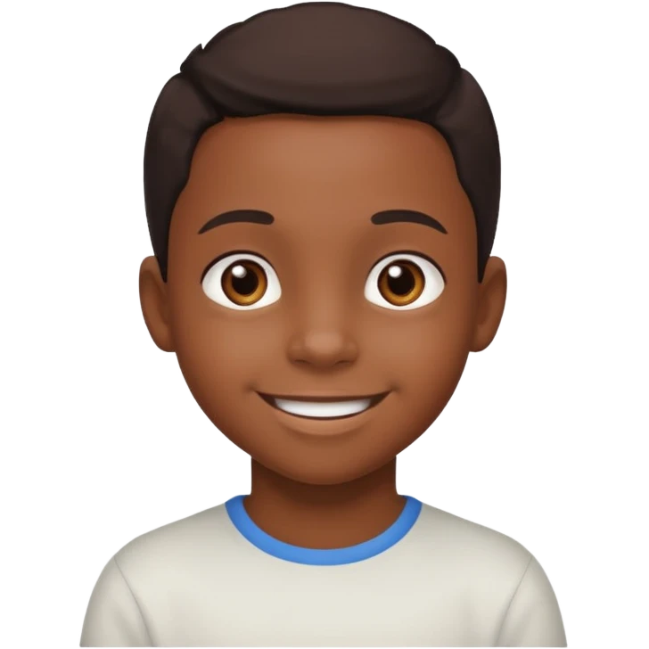 young black child emoji