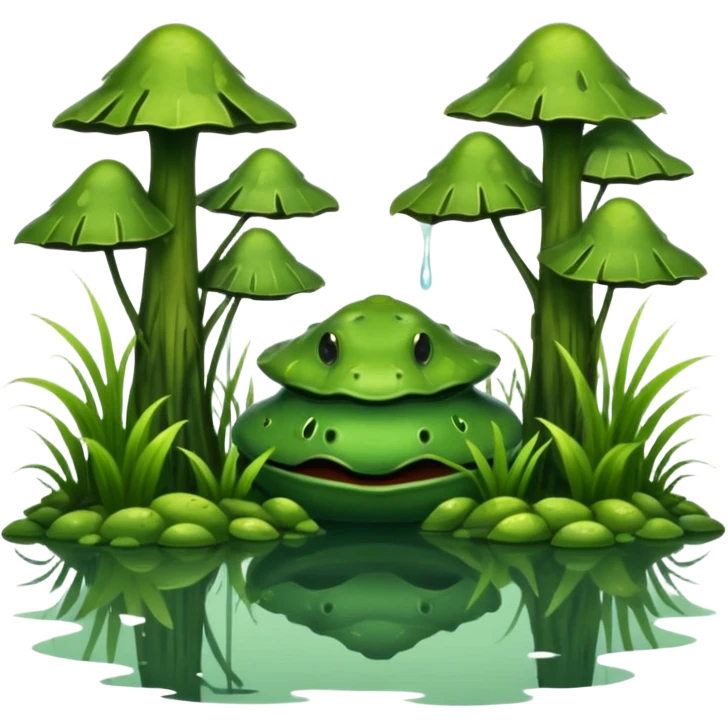 Bayou water scenery swamp emoji