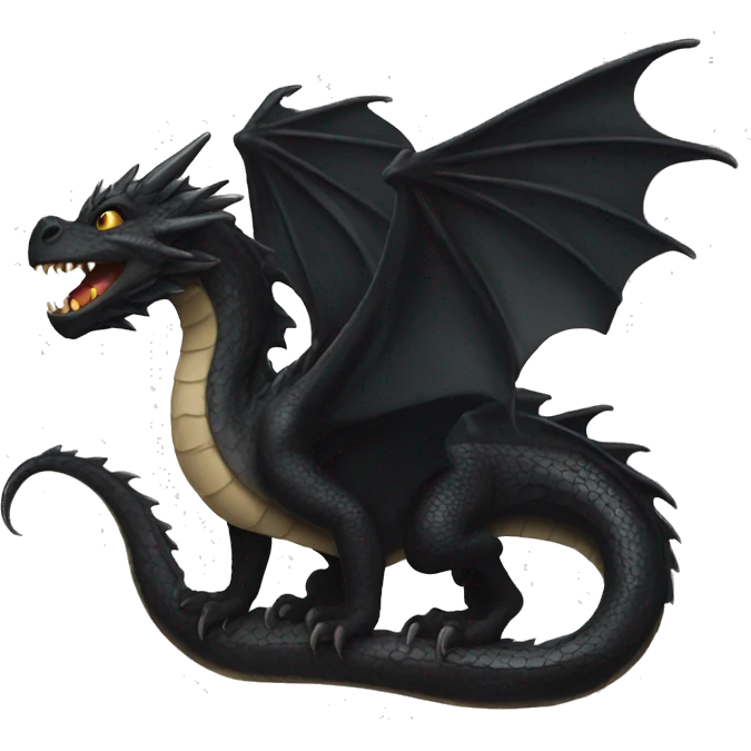 black dragon emoji