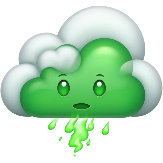 fart green emoji