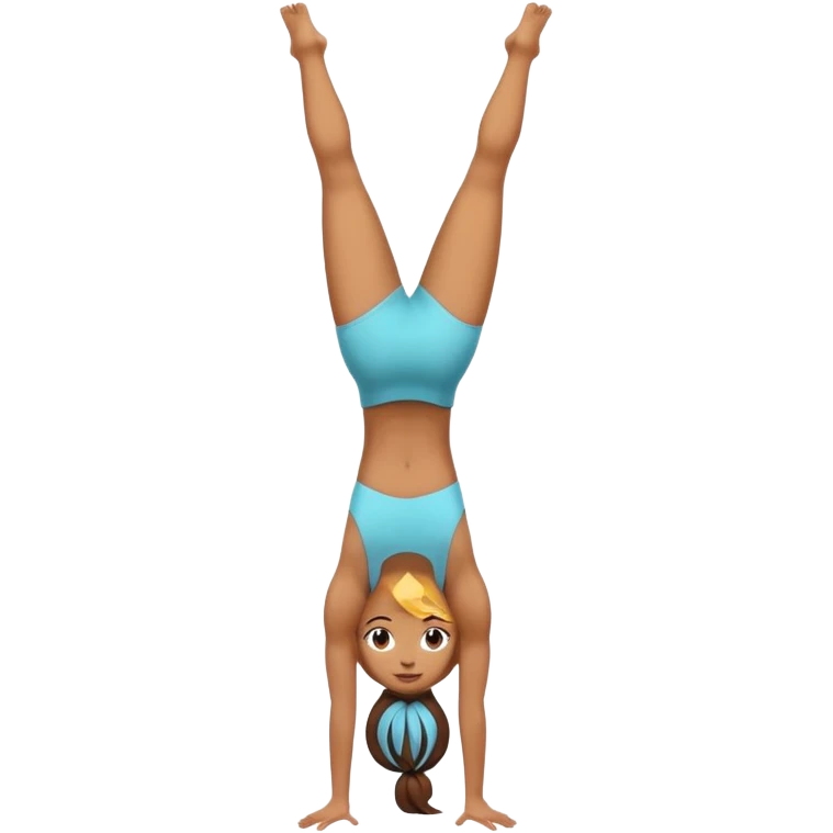Girl hand stand emoji
