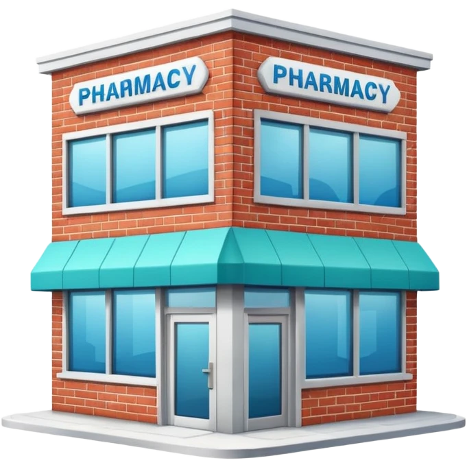 Pharmacy building emoji