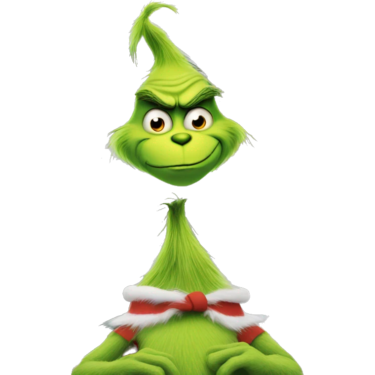 Grinch on a house emoji