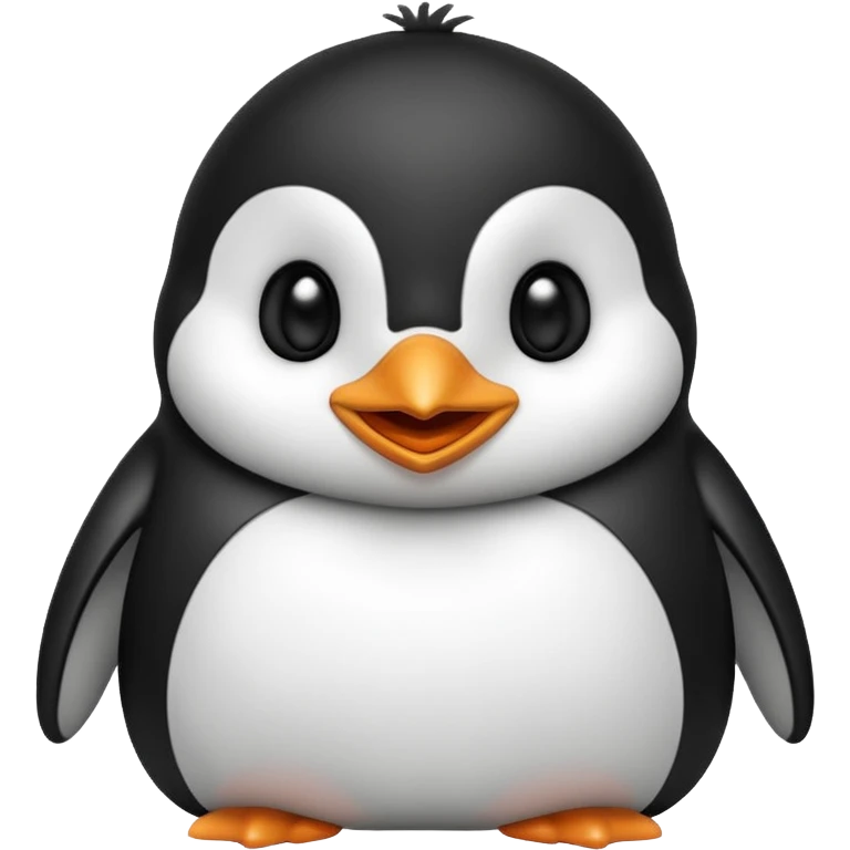 happy penguin emoji