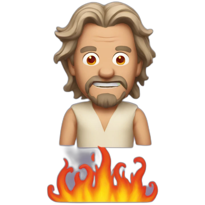 lebowski demon fire emoji
