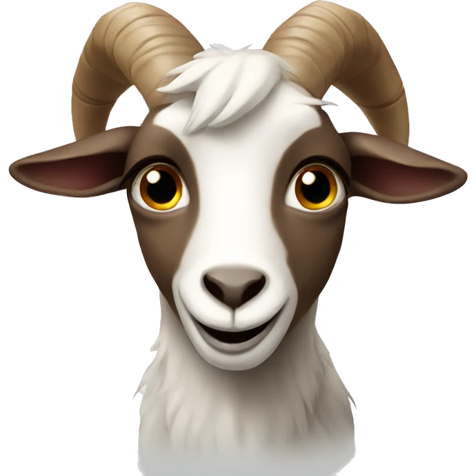Goat with Sorry in hands emoji