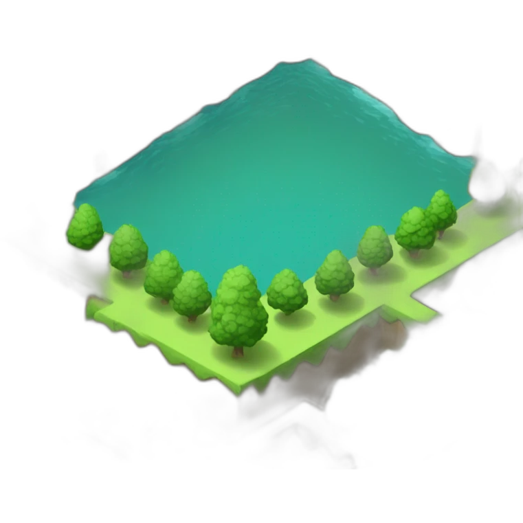 isometric landscape emoji