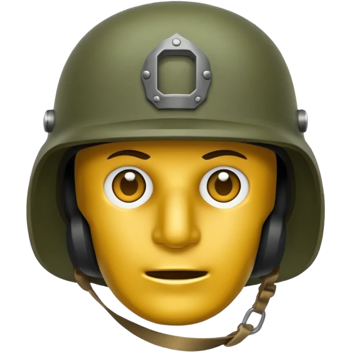 military simple helmet emoji