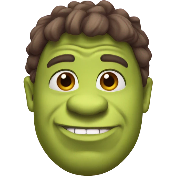 Pink shrek  emoji