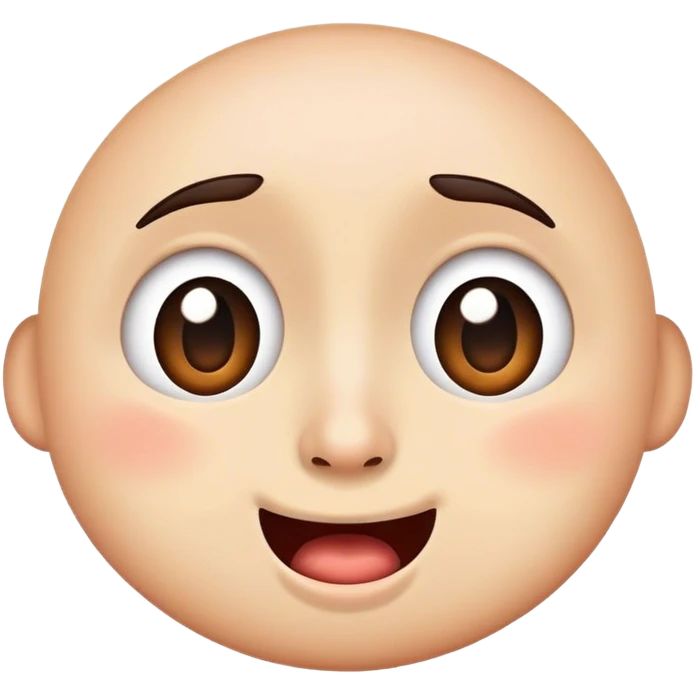 Funny face emoji