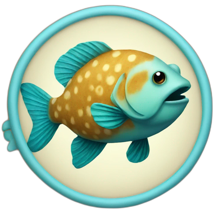 cookie fish emoji