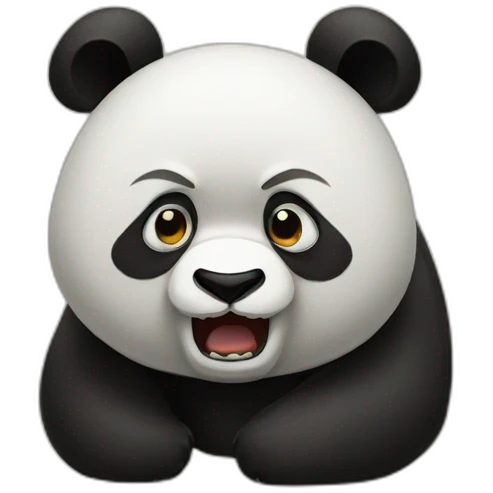 angry panda emoji