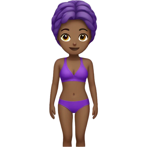 Purple swimwear  emoji