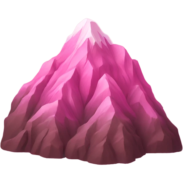 pink mountain emoji