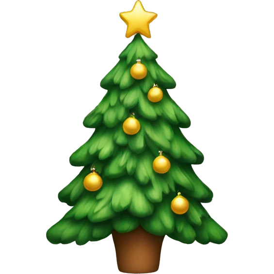 Christmas tree emoji
