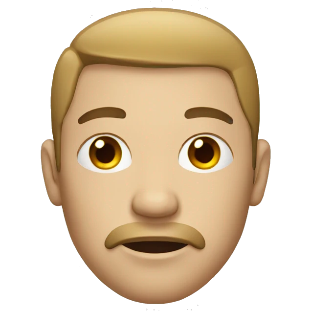 man with black eye emoji