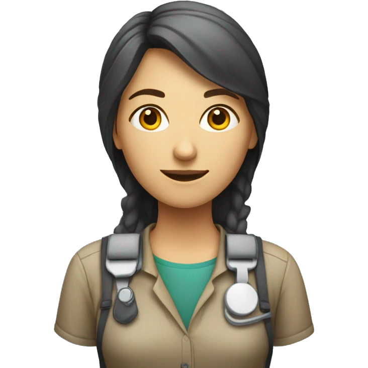 Technical support lady casual but professional emoji