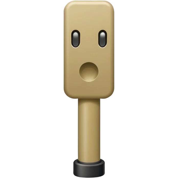 The khaki exclamation mark emoji