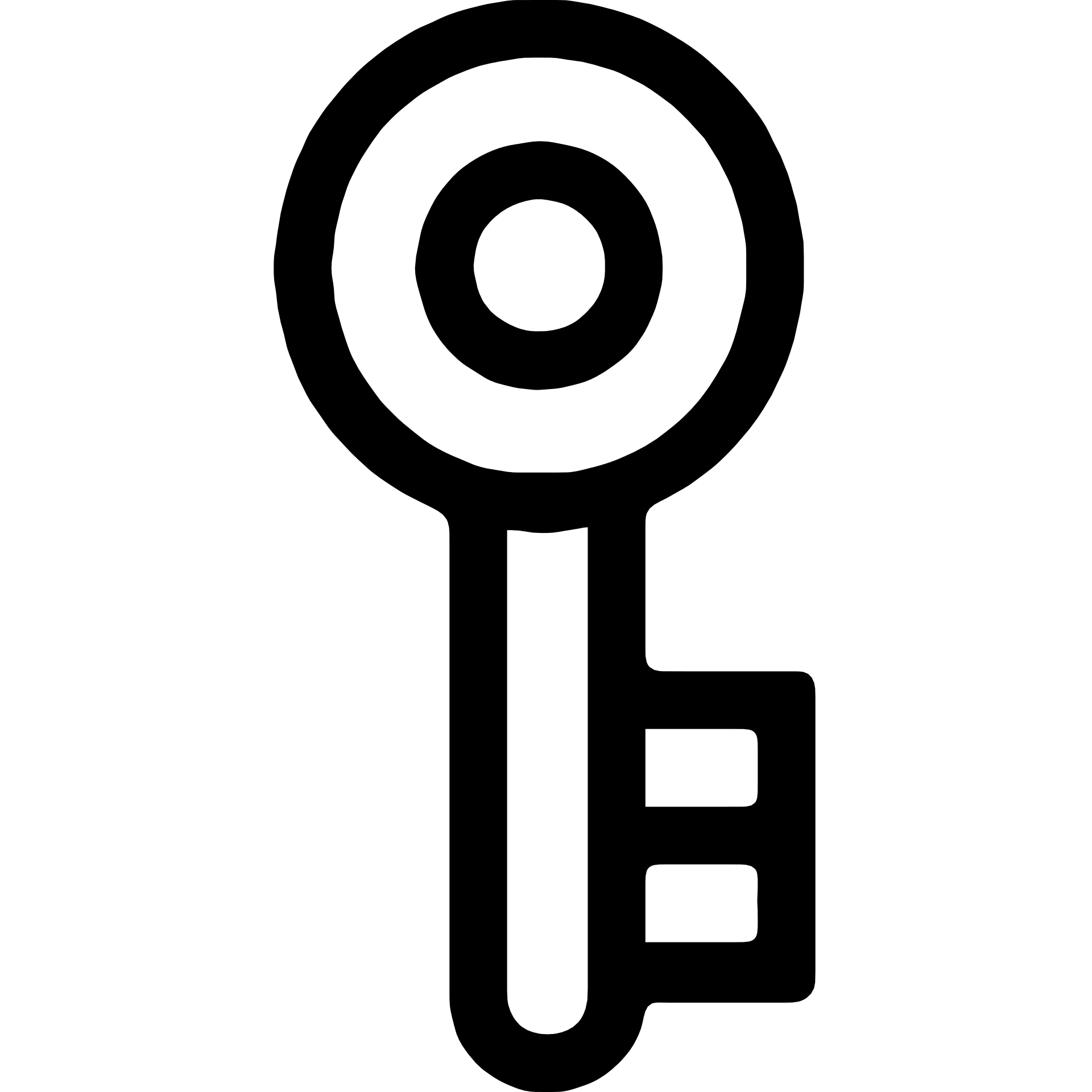 minimal golden key, simple design emoji