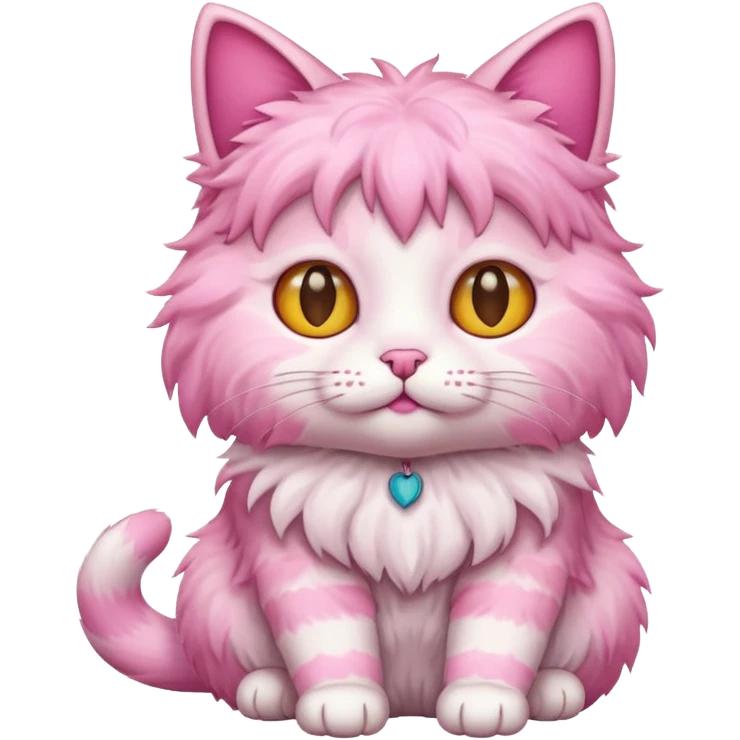 Cat pink  emoji