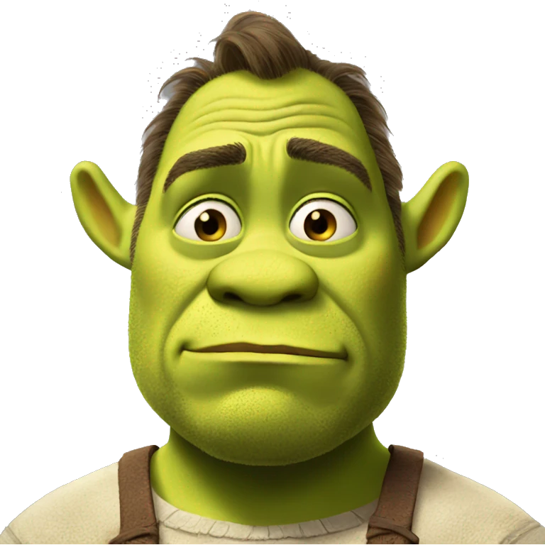 Sad shrek  emoji