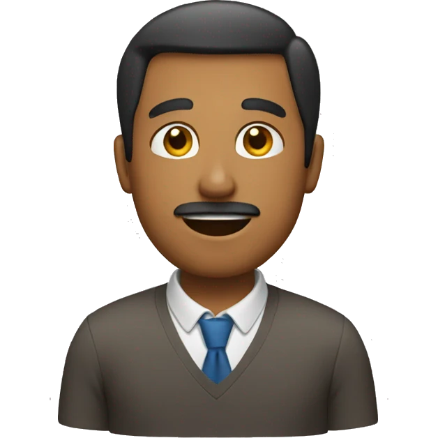 man speaking emoji