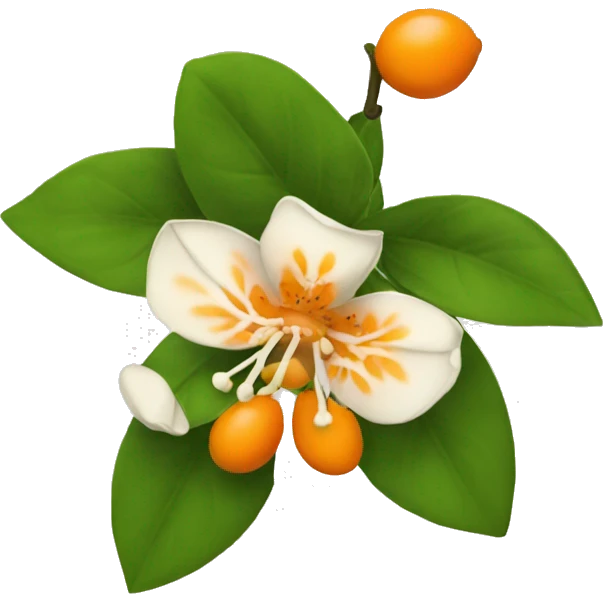 Orange blossom emoji