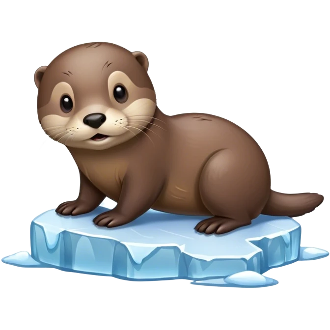 otter ice emoji