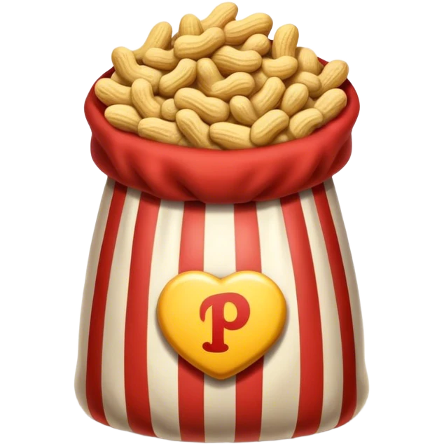 Bag of peanuts at the circus emoji