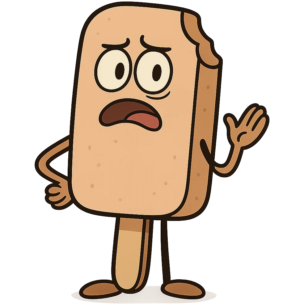 ice cream stick cartoon style emoji