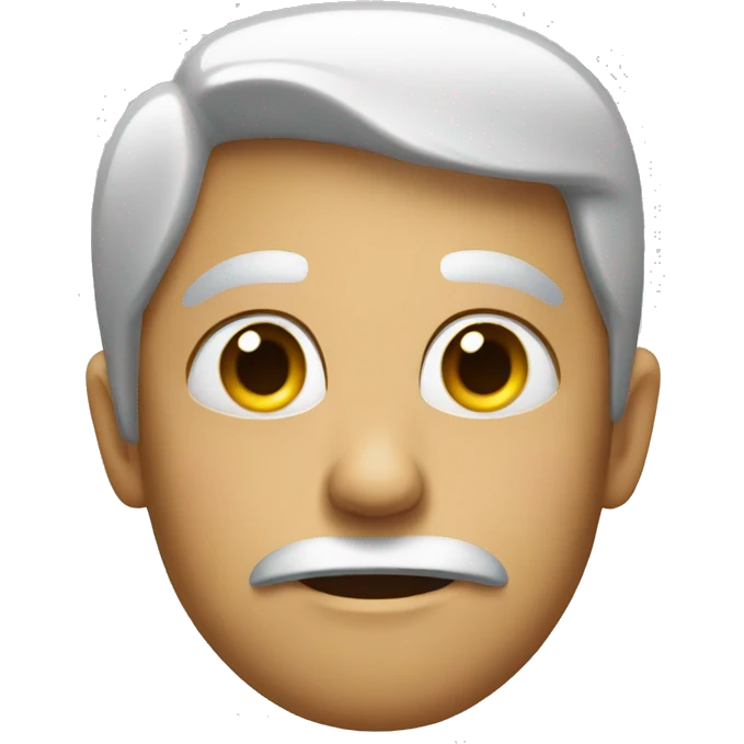 a face that doesn't care about anything emoji