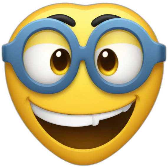 Coeur drole emoji