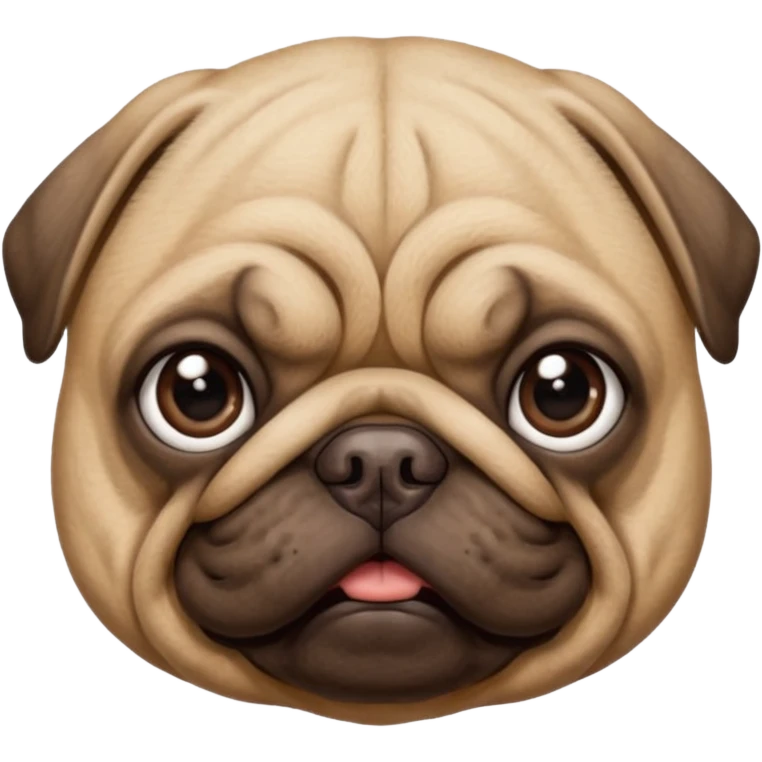Pug and mussolini emoji