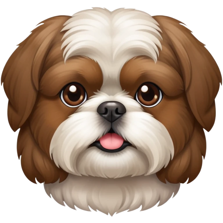 brown shih tzu emoji