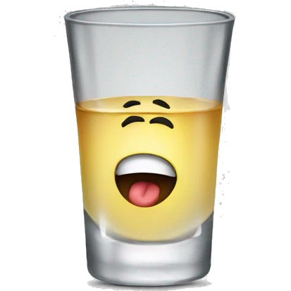 Vodka shot emoji