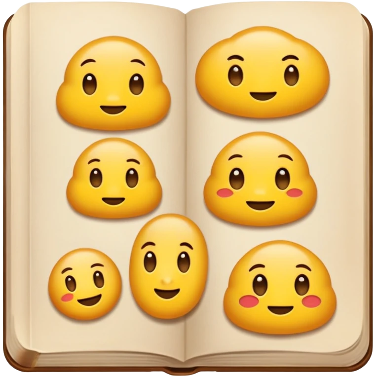 Книга с рисунками платьев emoji