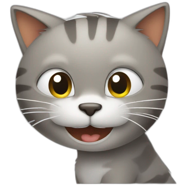Cat scratching himself  emoji
