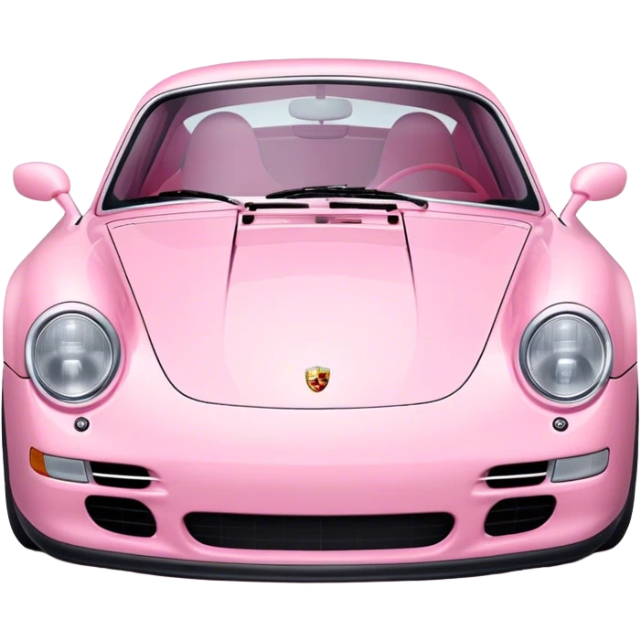Pink pastel Porsche  emoji