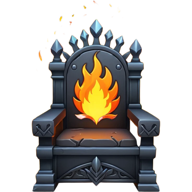 dark fire throne emoji