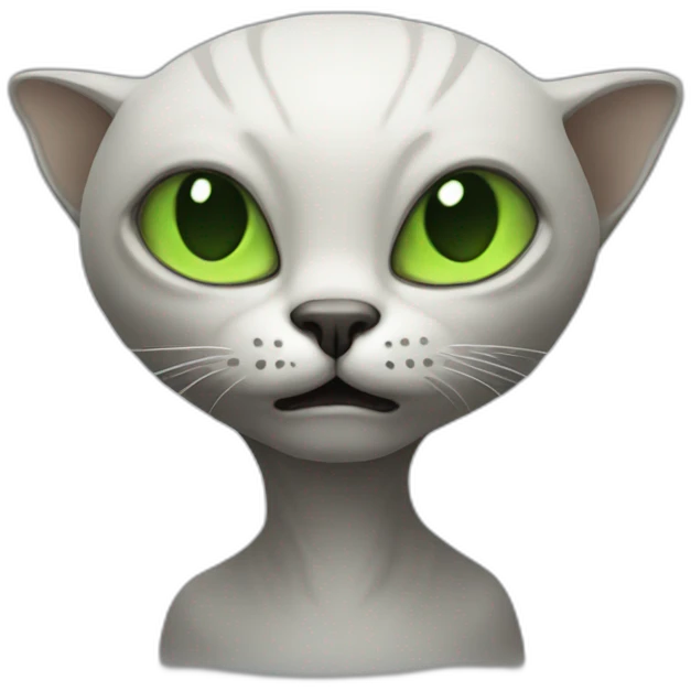 Cat alien emoji