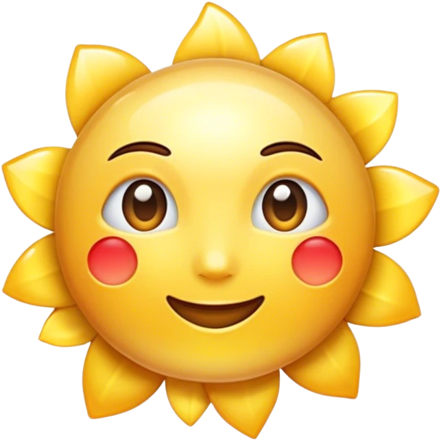 Shine  emoji