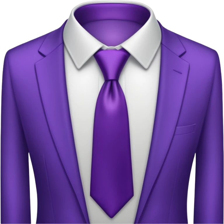 purple tie emoji