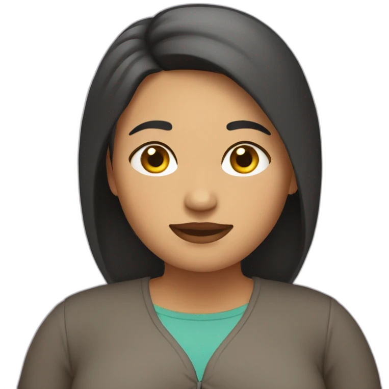 Mujer gordita emoji