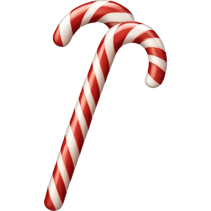 singular candy cane emoji