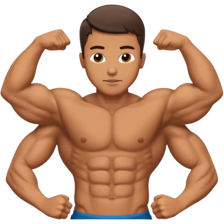 man doing abdominals emoji