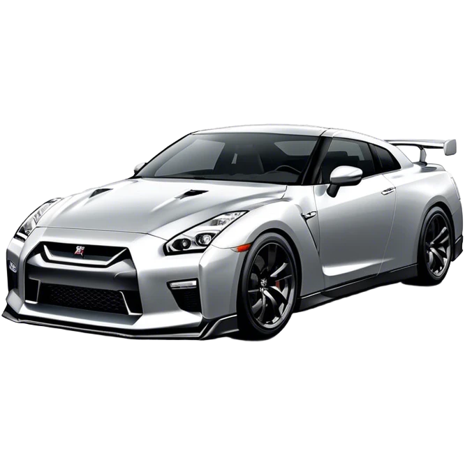 Nissan GT-R - Nissan (Model Year: 2022) (Iconic colour: Silver) emoji