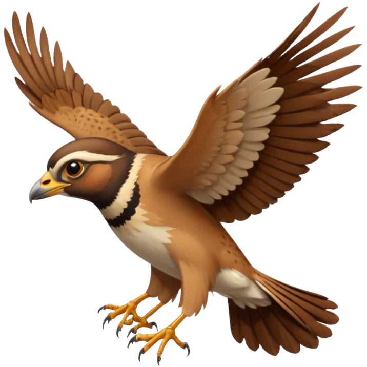 The lark flies emoji
