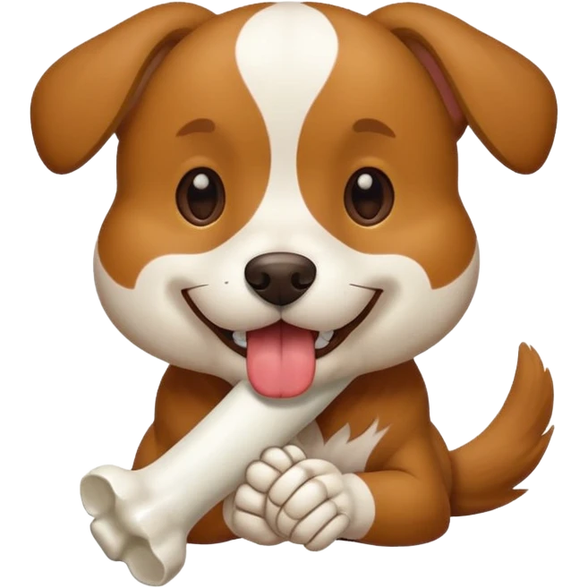Köpek ve kemik emoji