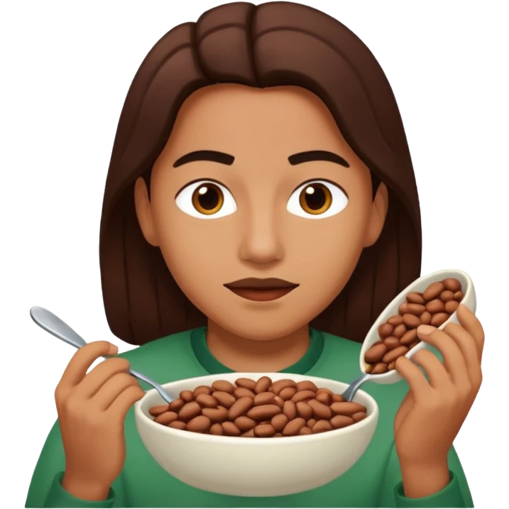 Jordan eating beans  emoji